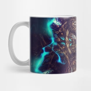 Crystal Magma- Visionary Fractal Manipulation - Manafold Art Mug